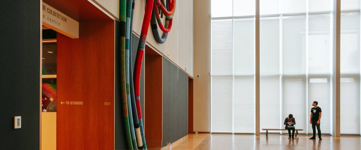 Mint Museum Uptown which includes art and interior views as well as a couple