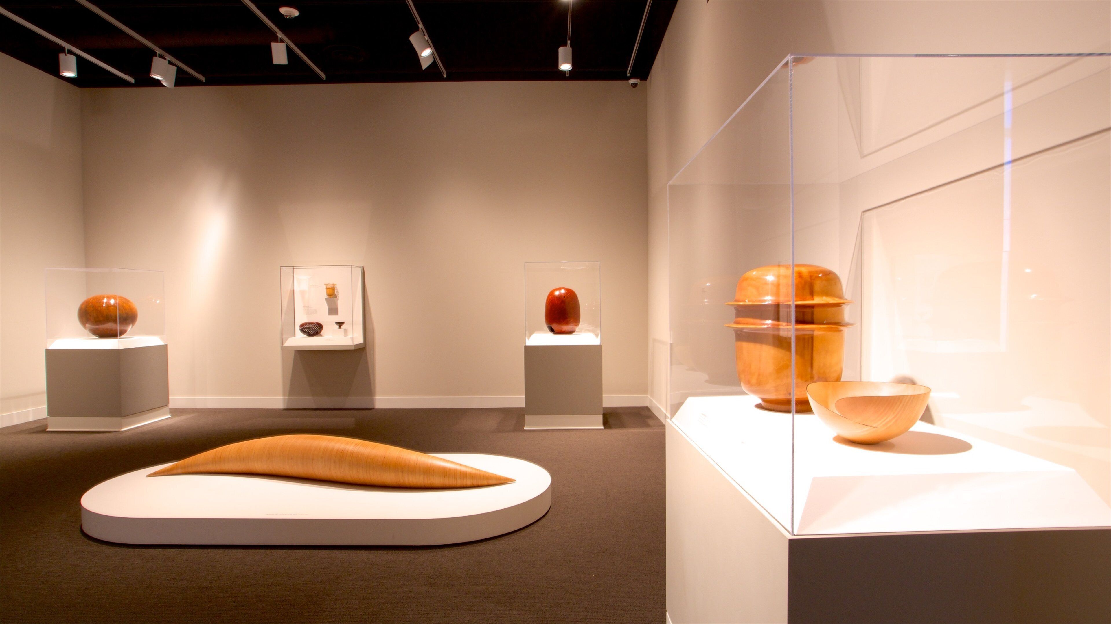 Mint Museum Randolph que inclui vistas internas e arte