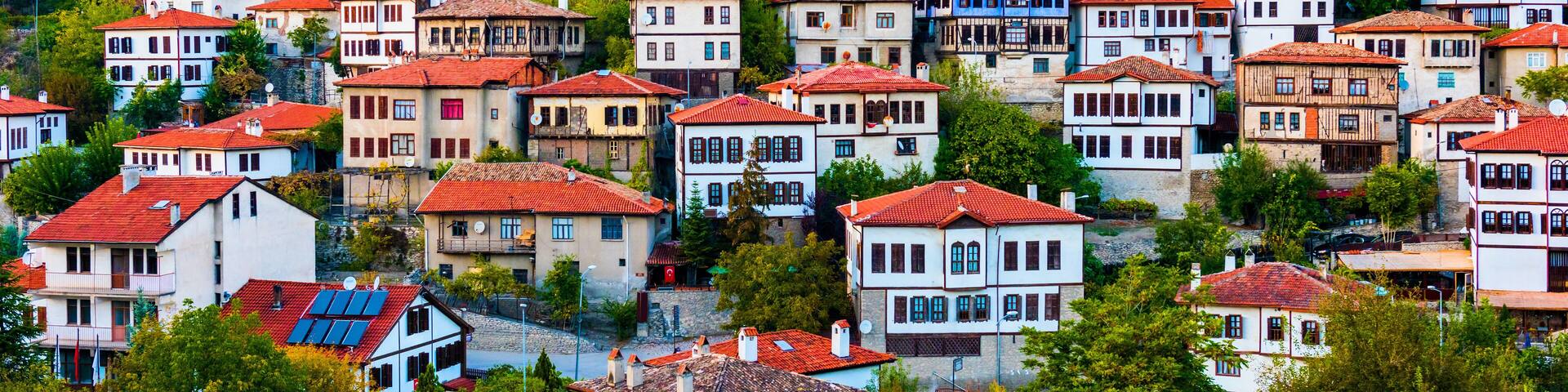 SAFRANBOLU, TURKEY. Traditional Ottoman Houses in Safranbolu. Karabuk.