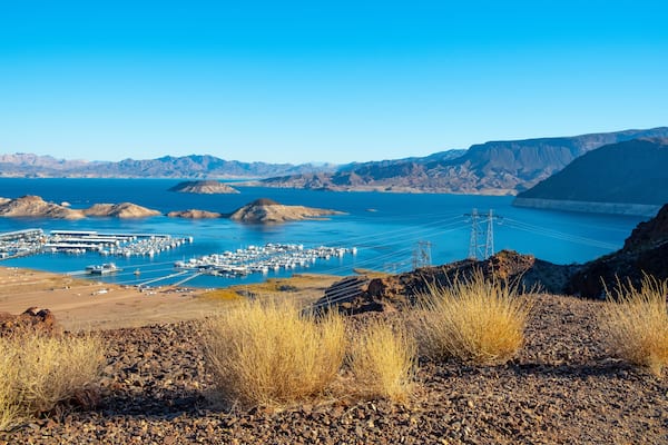 Lake Mead and Marina near Las Vegas