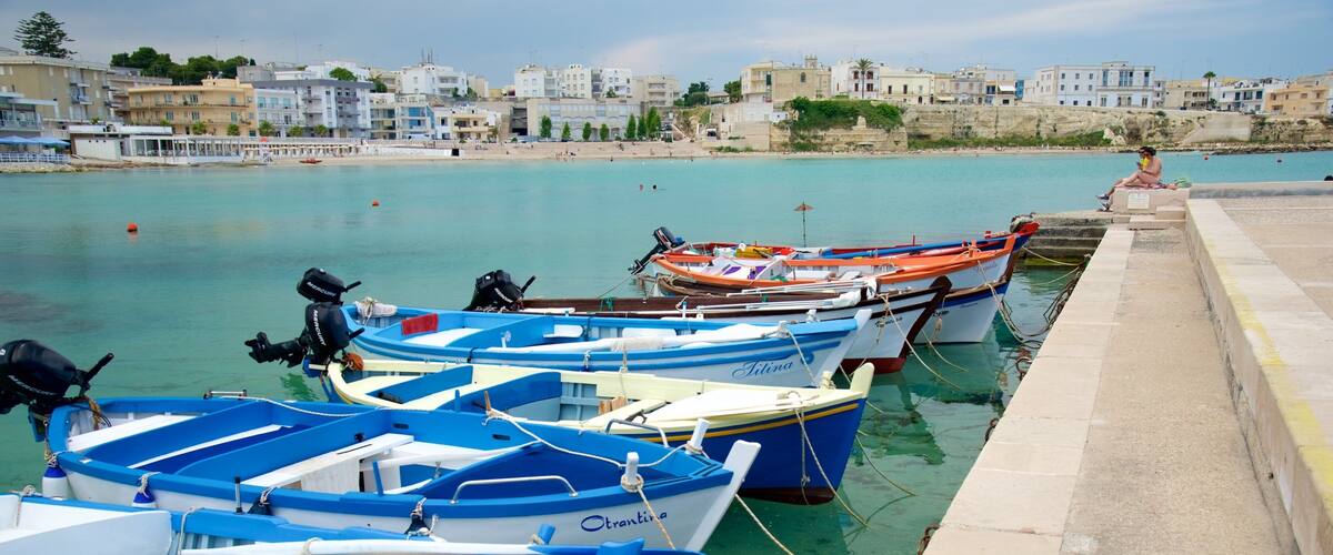 Otranto Waterfront featuring a bay or harbour