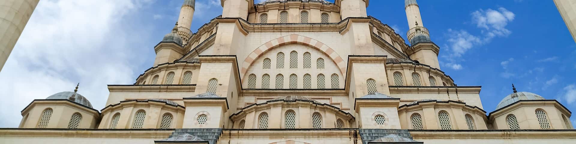 adana, adana mosque, architecture, building, building exterior, dome, exterior, famous, famous place, islam, islamic, islamic architecture, landmark, low angle, minaret, minarets, mosque, muslim, otto