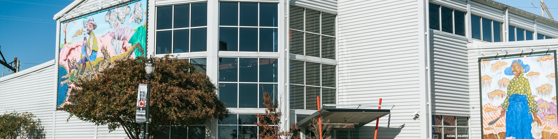 Delaware Center for the Contemporary Arts showing outdoor art