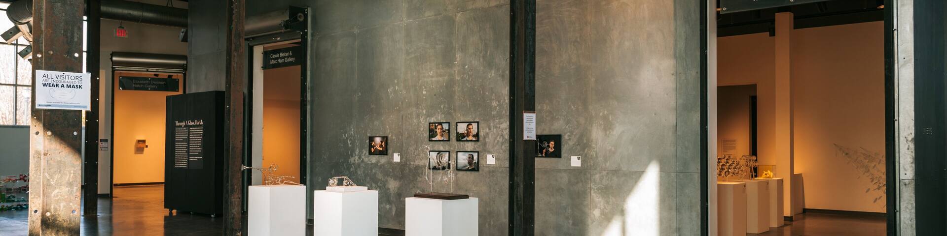 Delaware Center for the Contemporary Arts showing interior views and art