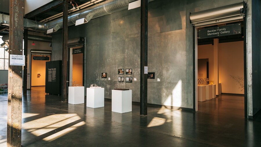 Delaware Center for the Contemporary Arts showing interior views and art