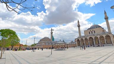 Selimiye Mosque and Mevlana Museum in Konya, Turkey