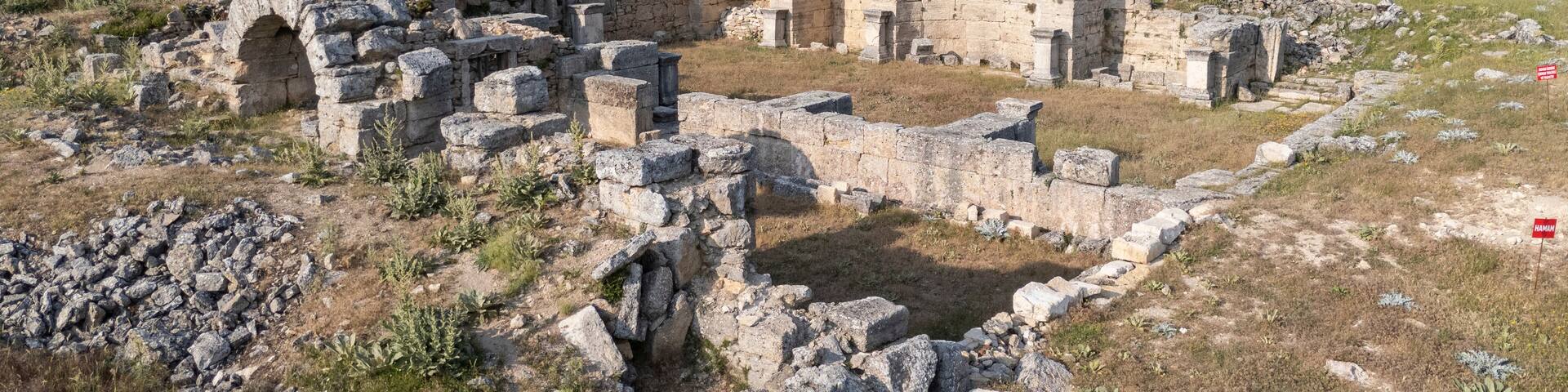 View from the Kremna Ancient City in Bucak, Burdur - Turkey.