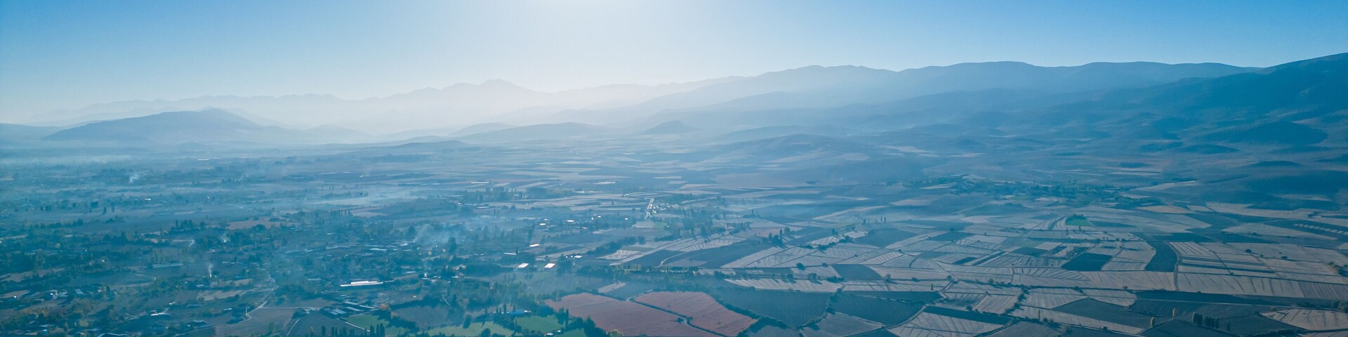 urban pollution, agricultural areas and landscapes of the city's fabric