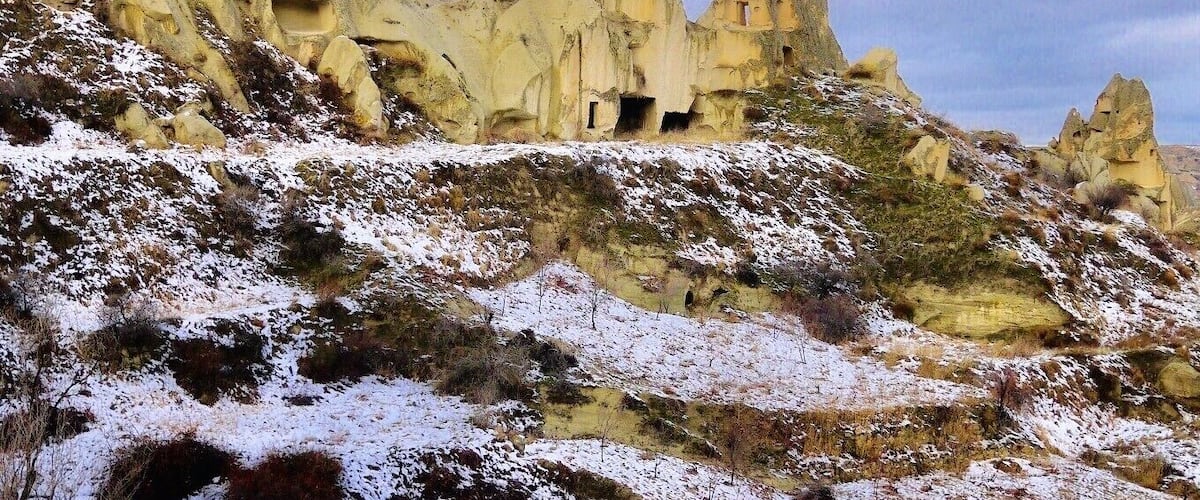Hot air balloon in the middle of nowhere in Cappadocia, Turkey. #lifeatexpediagroup