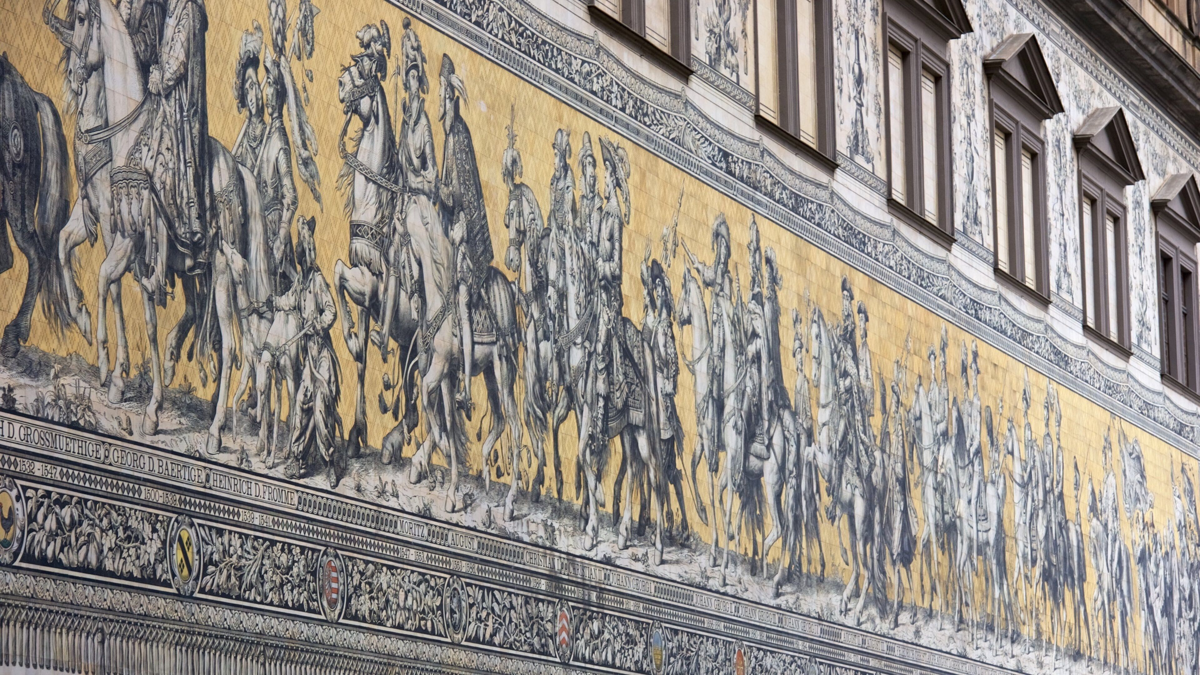 Procession of Princes showing art and heritage elements