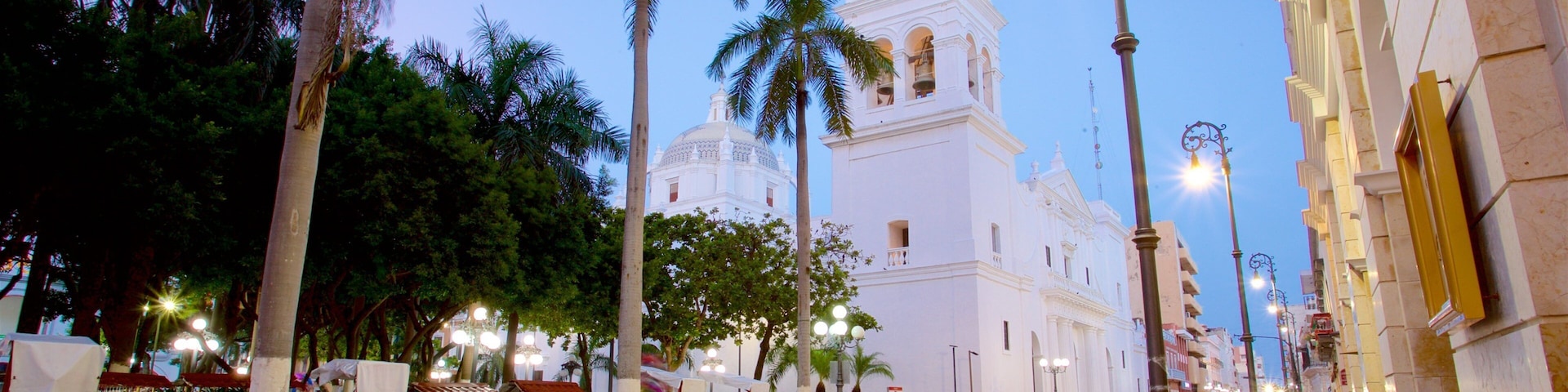 Catedral de Veracruz que incluye elementos patrimoniales