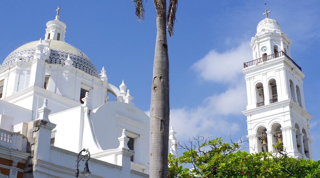 Kathedrale Veracruz welches beinhaltet Kirche oder Kathedrale und historische Architektur