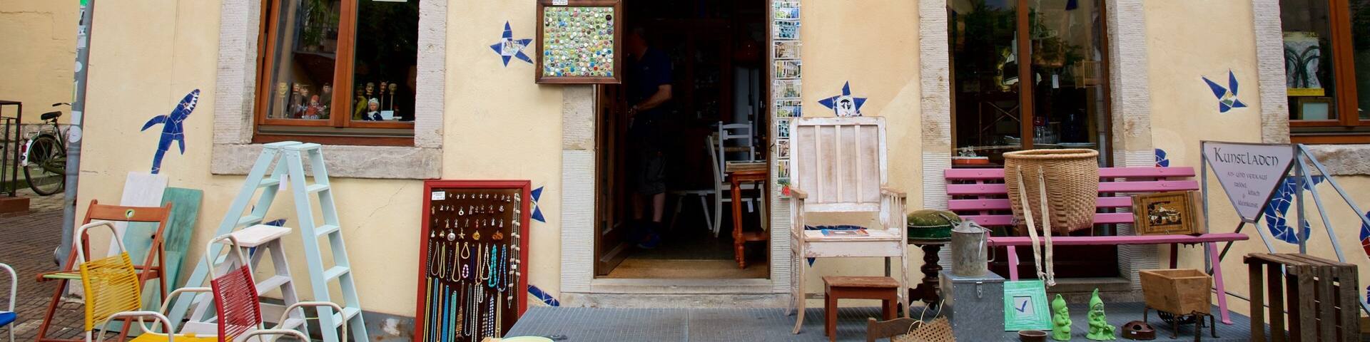 Kunsthofpassage das einen Straßenszenen, Outdoor-Kunst und Haus