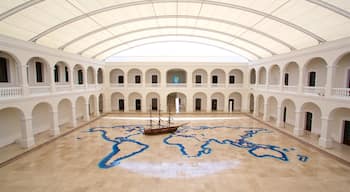 Naval Historical Museum featuring interior views