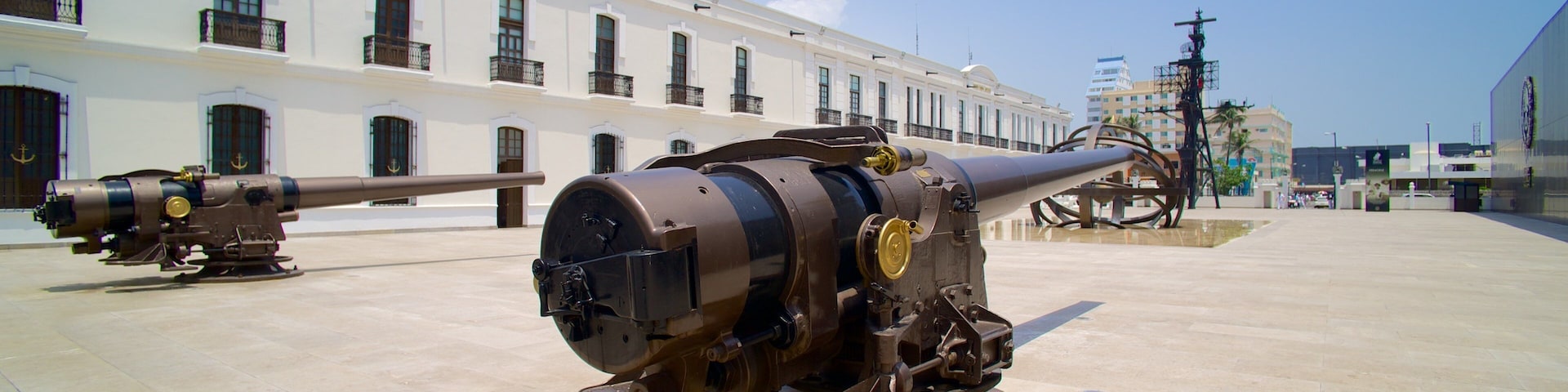 Naval Historical Museum featuring a square or plaza and military items