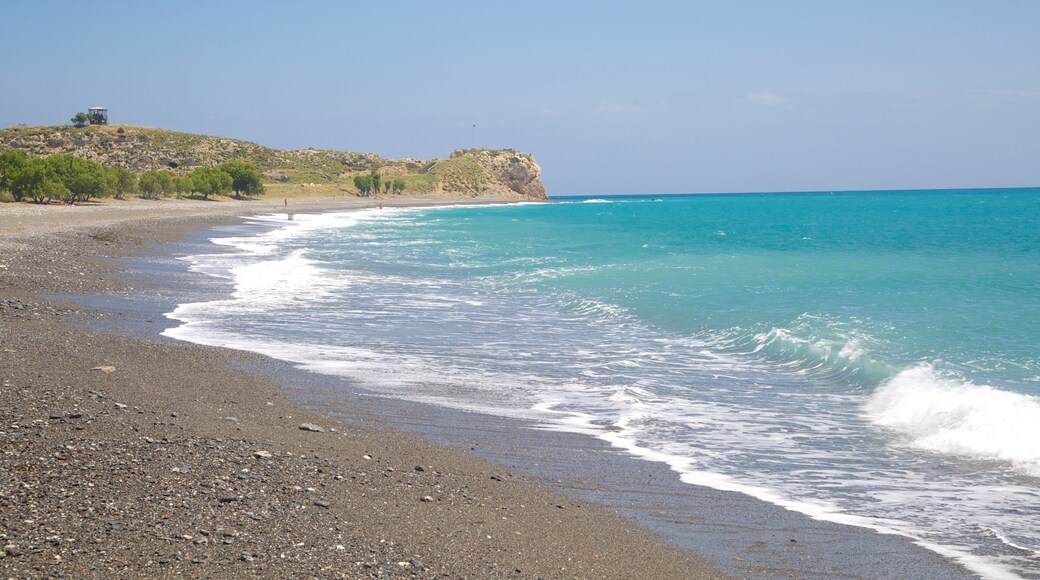 Agios Fokas Beach featuring general coastal views and a pebble beach