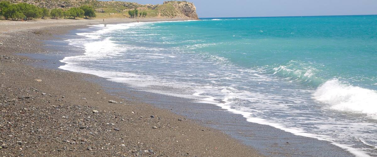 Agios Fokas Beach featuring general coastal views and a pebble beach