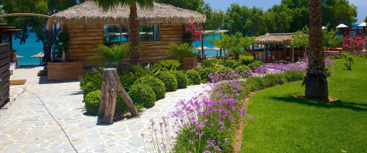 Agios Fokas Beach featuring a park