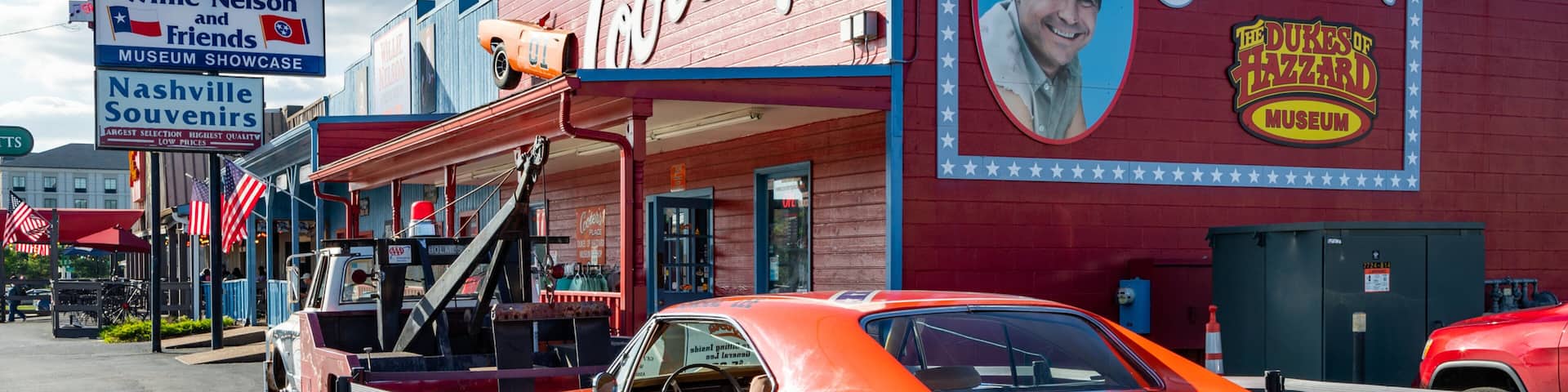 Cooter\'s Place showing signage and heritage elements