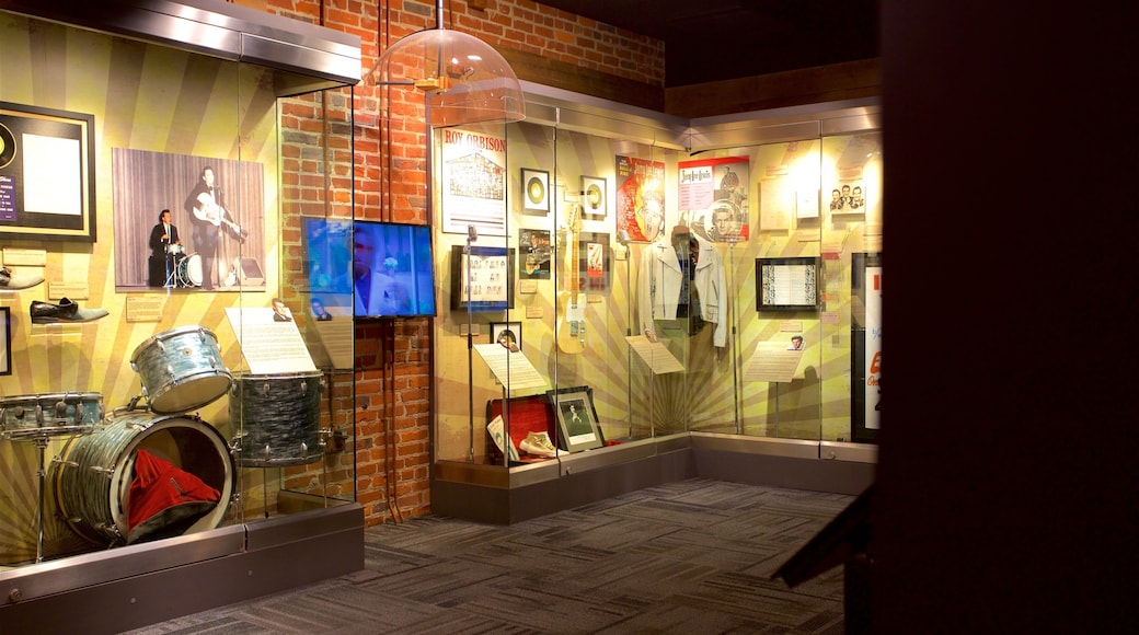 Johnny Cash Museum bevat interieur