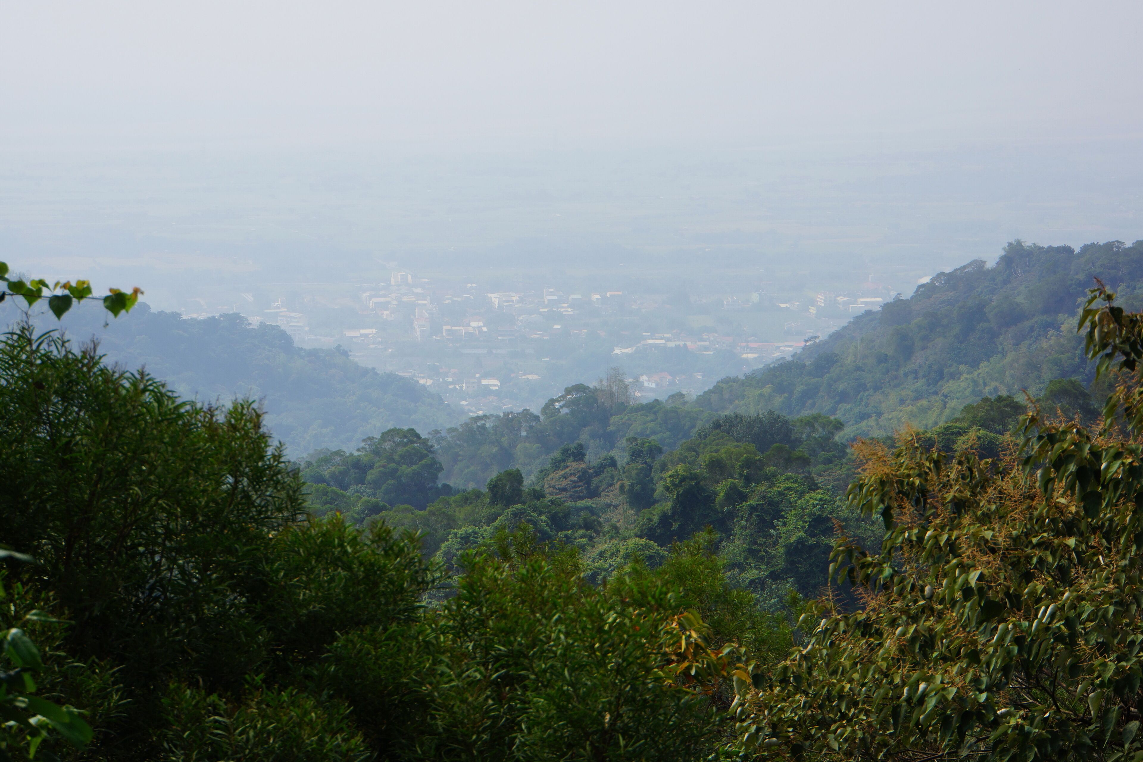 松柏嶺鳥瞰二水 Bird's Eye View of Ershui from Songboling