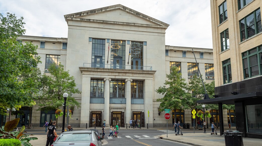 Nashville Public Library which includes an administrative buidling
