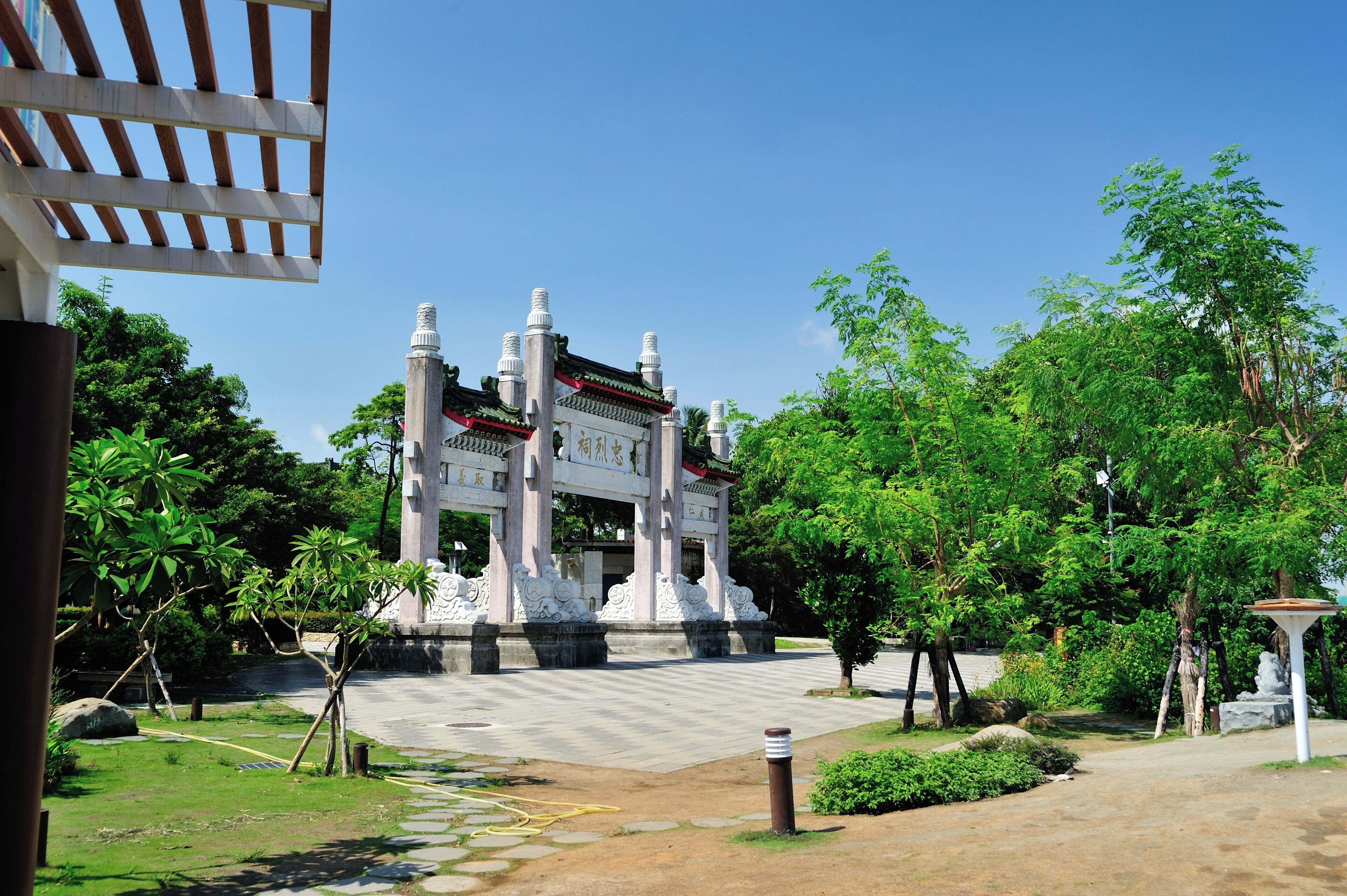 This is a photo of a monument in Taiwan identified by the ID