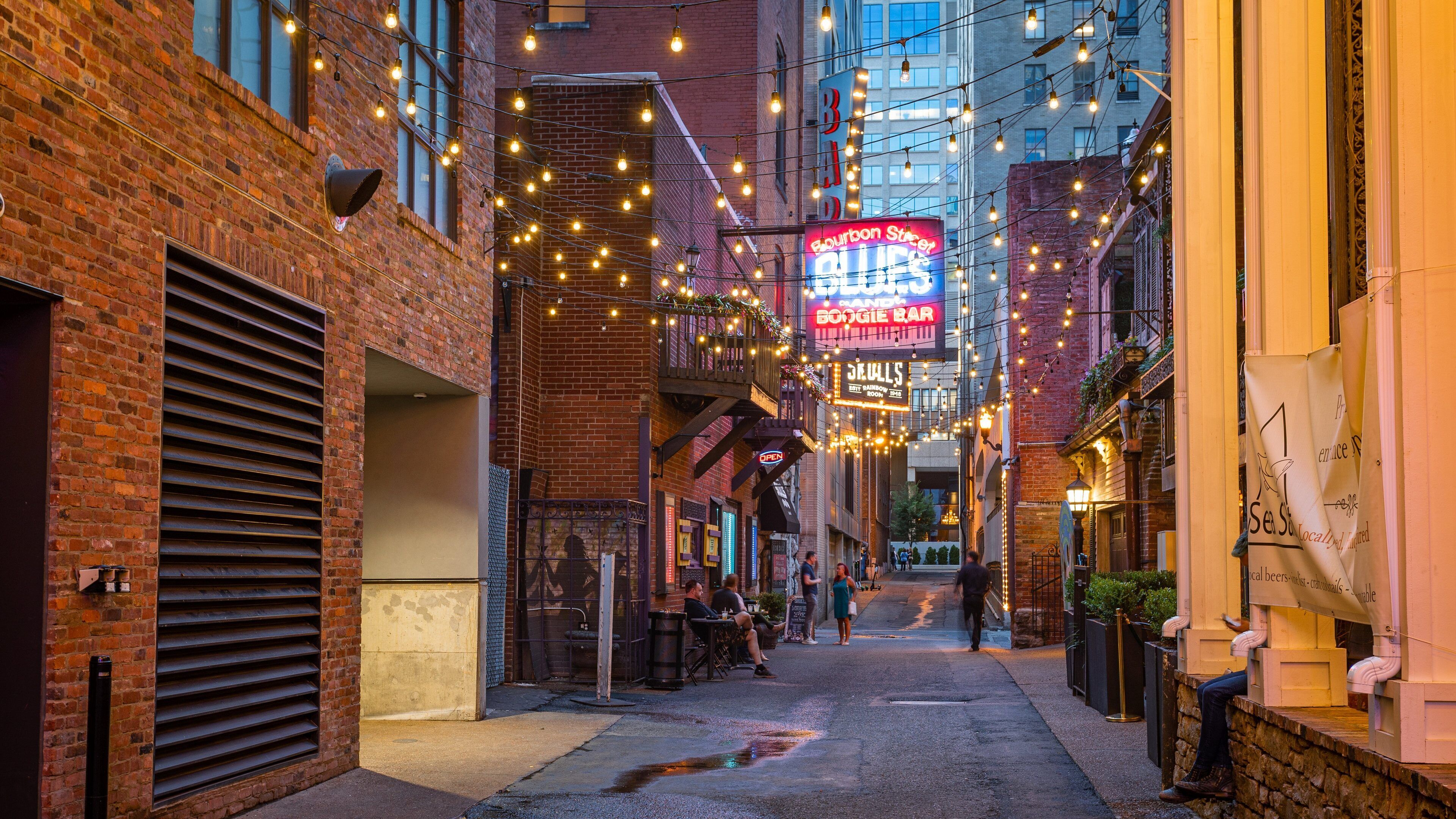 Nashville featuring signage, a city and nightlife