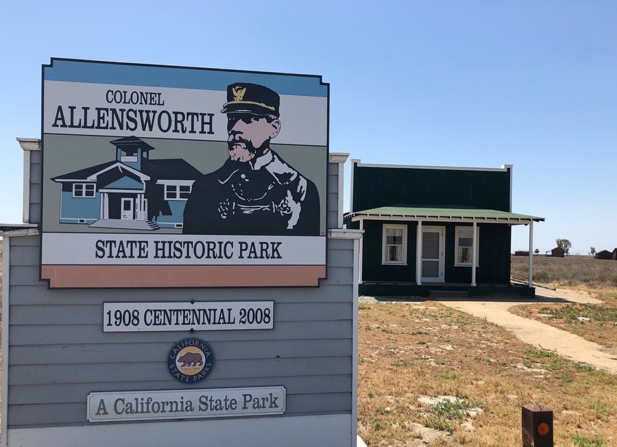 Allensworth, California has a very interesting history that has been preserved at this state park located between Fresno and Bakersfield off highway 99.
‘The towns founder, Allen Allensworth, was born a slave in Kentucky in 1842. Freed during the Civil War he became a minister and joined the Army as a military chaplain. He retired in 1906 and began following Booker T Washington’s philosophy of racial equality through industrious self-help. Colonel Allen Allensworth, along with four other black settlers established the town. It was the first in California to be "founded, financed, and governed by blacks."
Allensworth's reputation drew many from all over the country to the town, causing some to buy property sight-unseen in order to support the efforts. In the early 20th century, the area boasted a great boom and by 1910 hosted California's first African American school district.
With the death of Colonel Allensworth in 1914, the town experienced extreme losses, coupled with severe drought and decreased crop yields. Pretty well abandoned by the mid 1940’s the town was memorialized as a state park in 1974. ‘