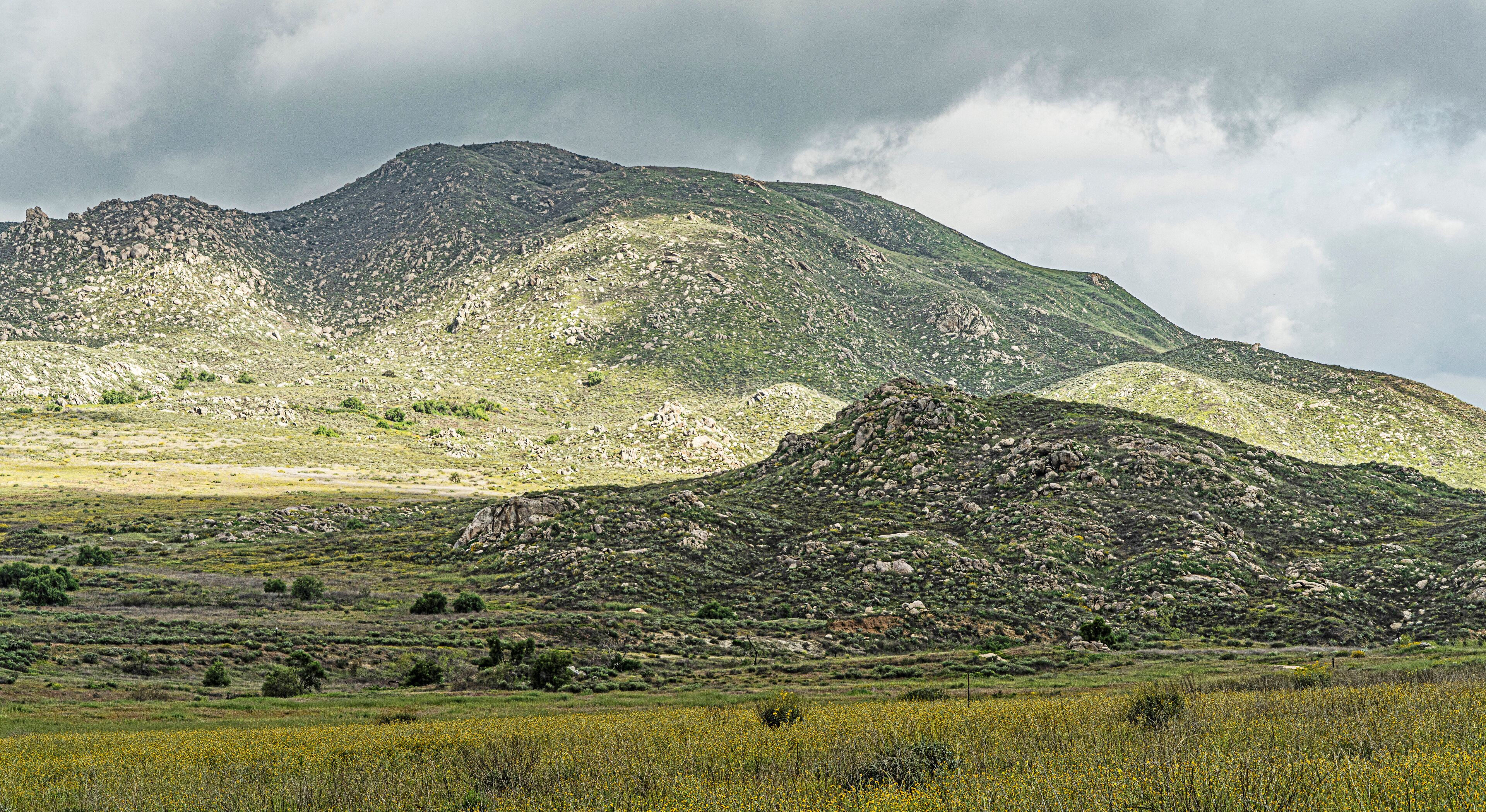 Hills and Mountains in Lake Perris State Recreation Area in Moreno Valley California