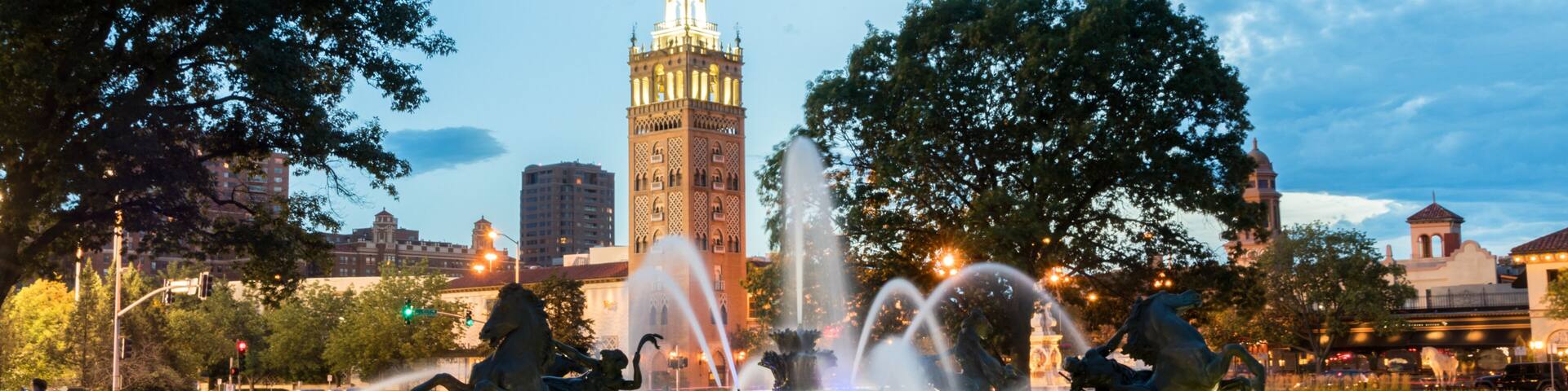J.C. Nichols Memorial Fountain at the Country Club Plaza, Kansas City