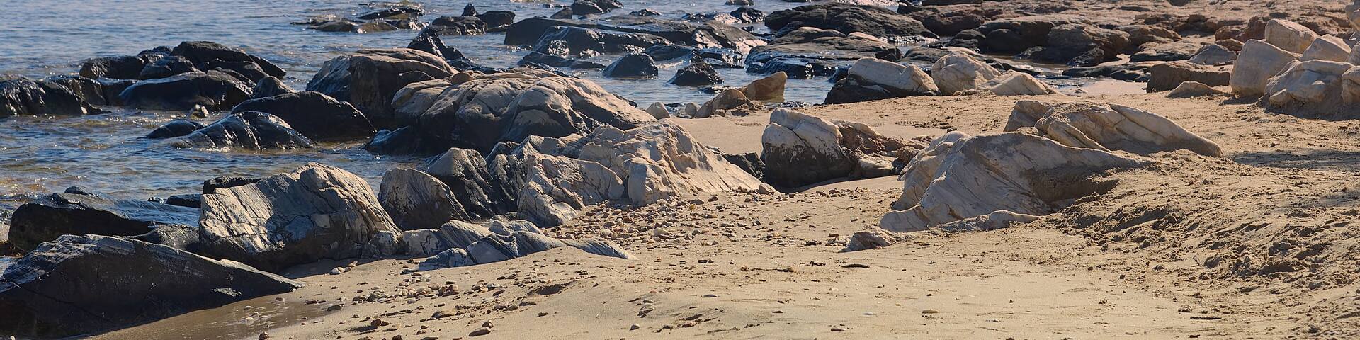 Aliki beach - Aegean sea - Paros Cyclades island - Greece