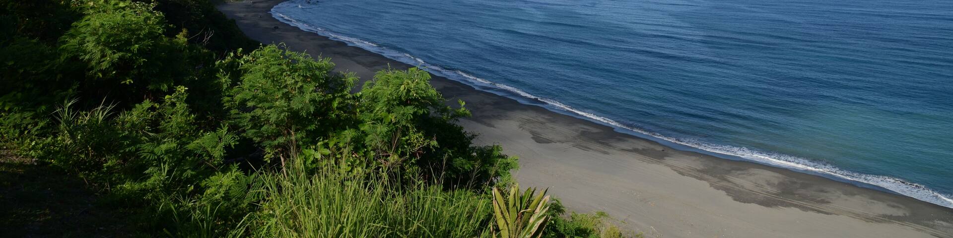 Seascape looking towards Jinzun on a sunny day in August.