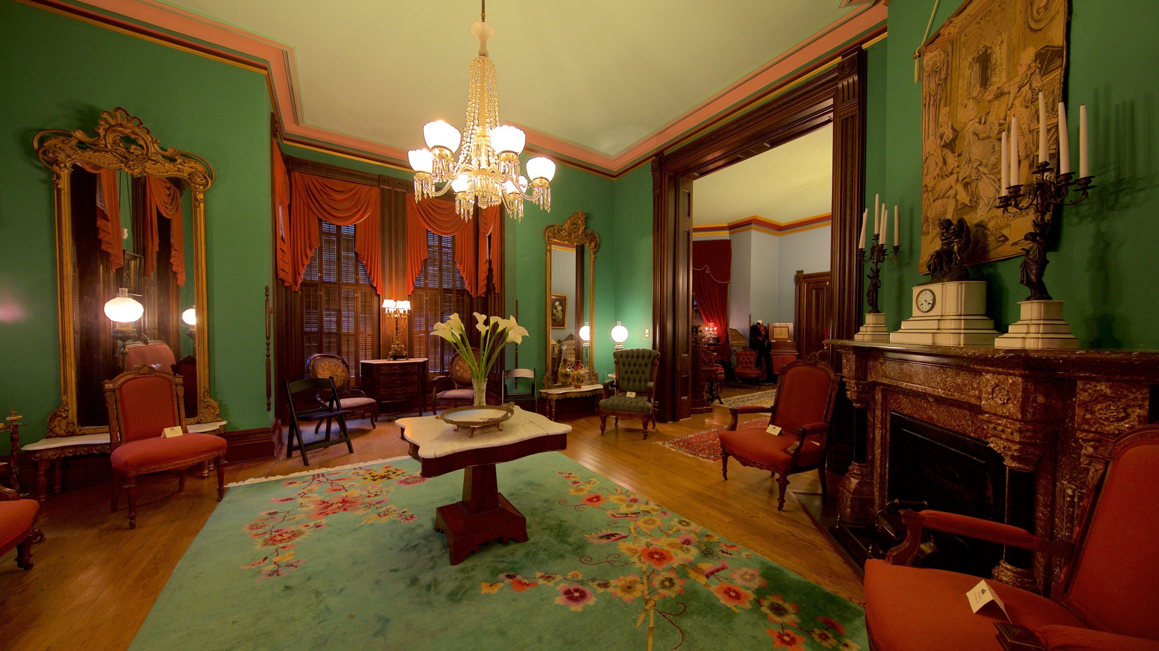 Vaile Mansion which includes heritage elements, interior views and a house