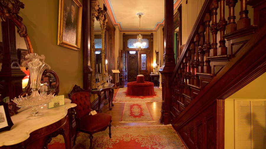 Vaile Mansion showing a house, heritage elements and interior views