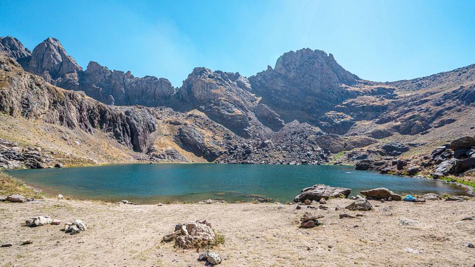 The scenic views of glacial Sat lakes, located on Cilo Mountains, which has an altitude of 3,500 meters, would become a new tourist attraction for nature lovers across the world in Hakkari, Turkey