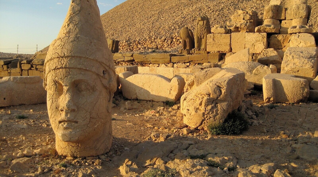 Climb Mount Nemrut in south-eastern Turkey at dawn or sunset. You won't be disappointed. The top of the mountain is a pyramid of rubble that was man-made around the 1st century AD. The heads were removed from their bodies long ago at this UNESCO site. #bestof5