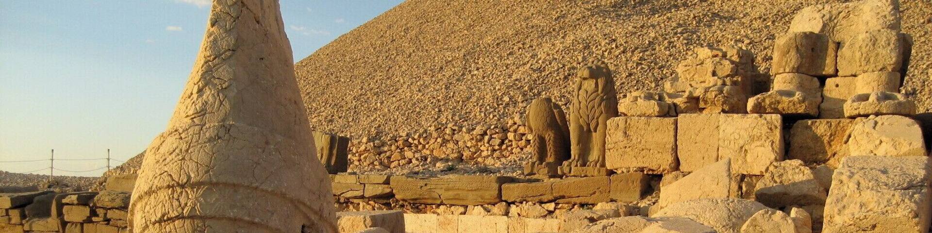 Climb Mount Nemrut in south-eastern Turkey at dawn or sunset. You won't be disappointed. The top of the mountain is a pyramid of rubble that was man-made around the 1st century AD. The heads were removed from their bodies long ago at this UNESCO site. #bestof5