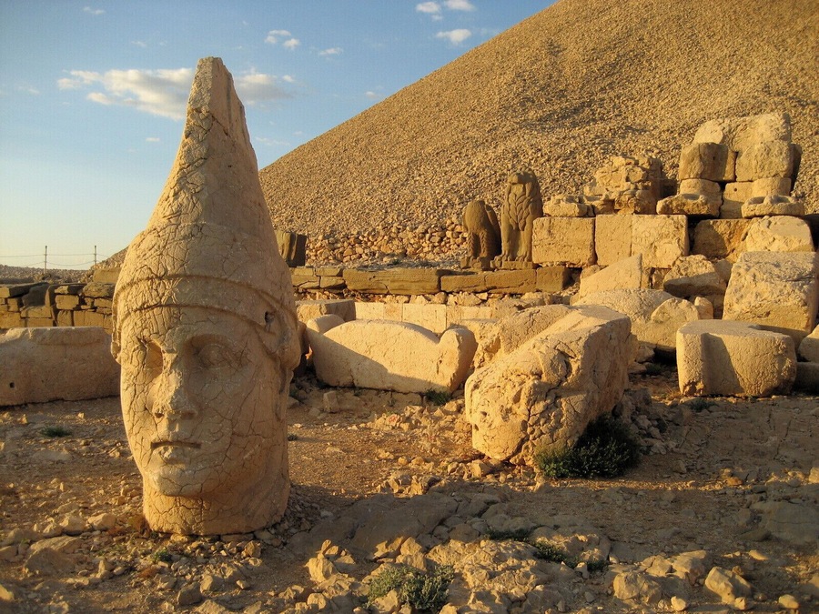 Climb Mount Nemrut in south-eastern Turkey at dawn or sunset. You won't be disappointed. The top of the mountain is a pyramid of rubble that was man-made around the 1st century AD. The heads were removed from their bodies long ago at this UNESCO site. #bestof5