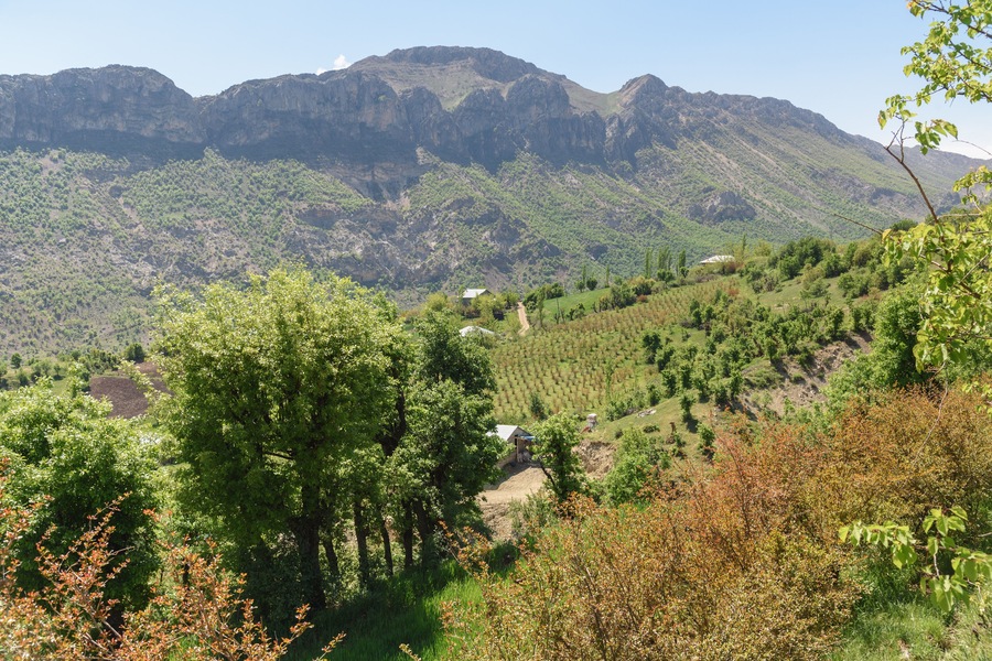 Landscape in Karadut Village. Turkey