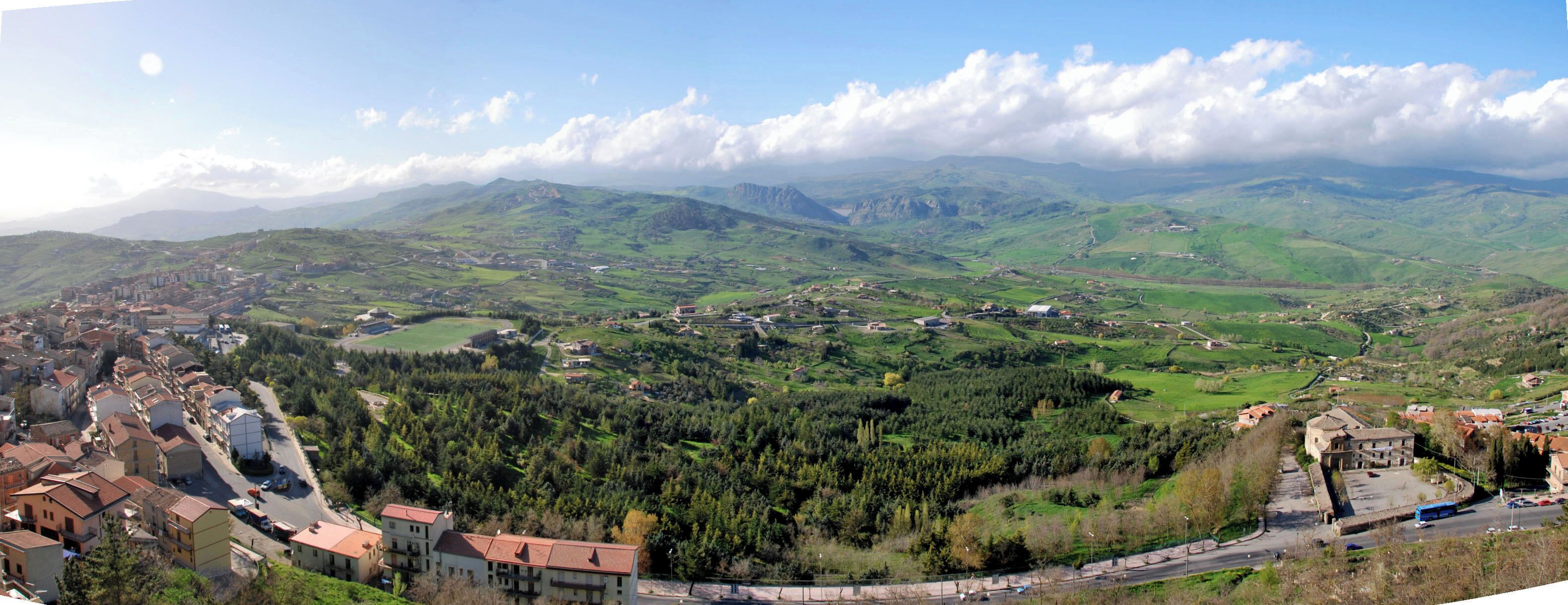 Troina - Panorama dal Palazzo Municipale