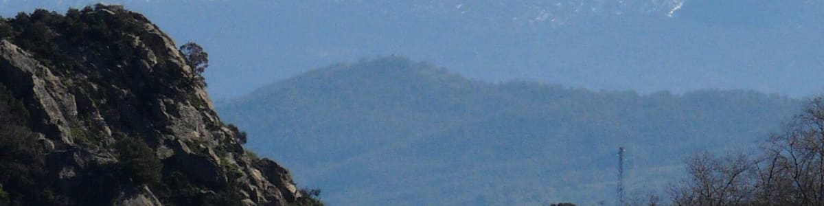 Troina - Vista dell'etna dal lago Ancipa
