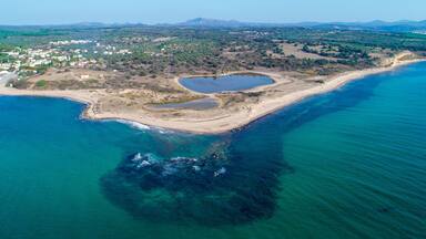 Dalyan Ancient port view from above
