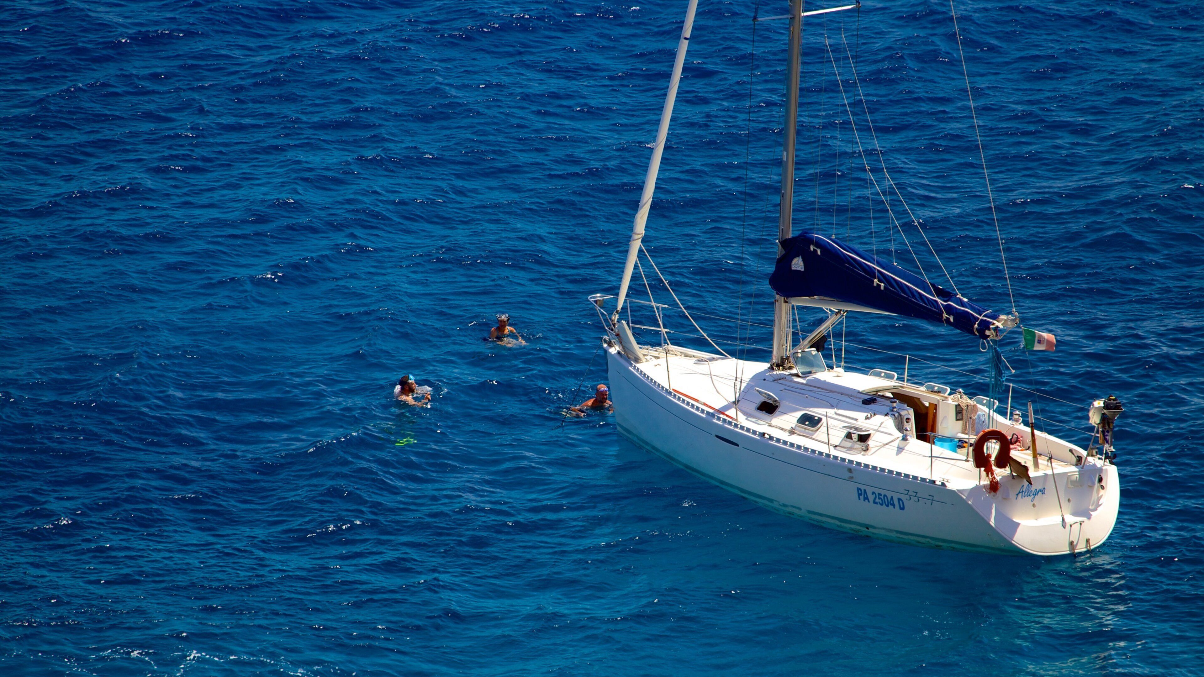 Zingaro Beach featuring swimming, snorkeling and boating