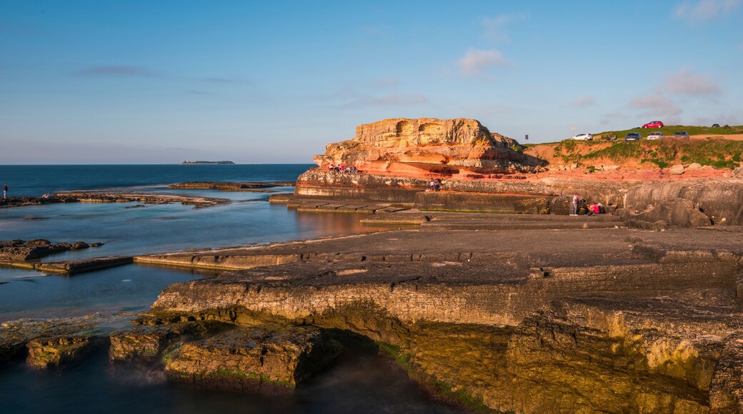 Kefken Pink Rocks (Pembe Kayalar) in Kocaeli, Turkey.