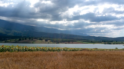 Clouds Sunrays Sunflower Fields Kestel Bursa Turkey
