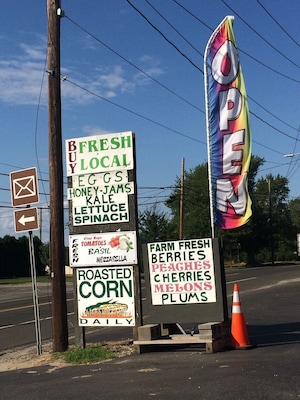 One of the many farms stands along the beautiful north fork of Long Island.