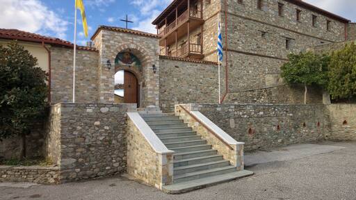 Monastery of "Panagia Olympiotissa" located at the southwest side of Olympus mountain above the city of Elassona