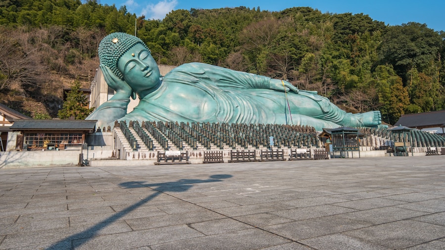 View of Nehanzo of Nanzoin temple in Fukuoka, Japan