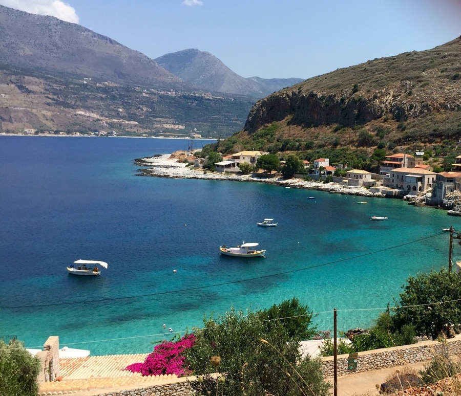 Beautiful bay of Limeni